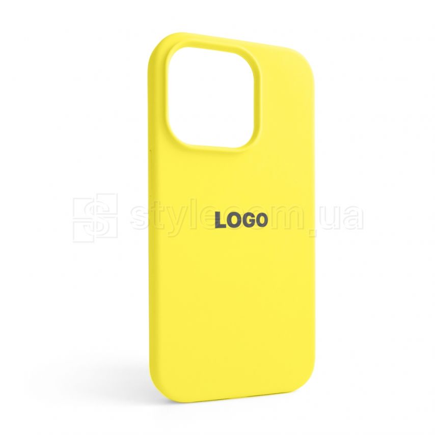 Чохол Full Silicone Case для Apple iPhone 14 Pro canary yellow (50)