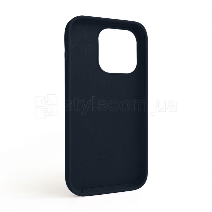 Чехол Full Silicone Case для Apple iPhone 14 Pro dark blue (08)
