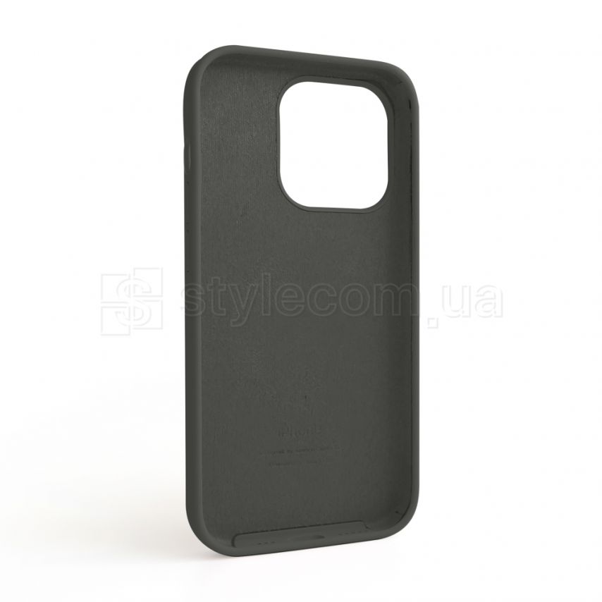 Чехол Full Silicone Case для Apple iPhone 14 Pro dark olive (35)