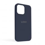 Чехол Full Silicone Case для Apple iPhone 14 Pro Max dark blue (08)