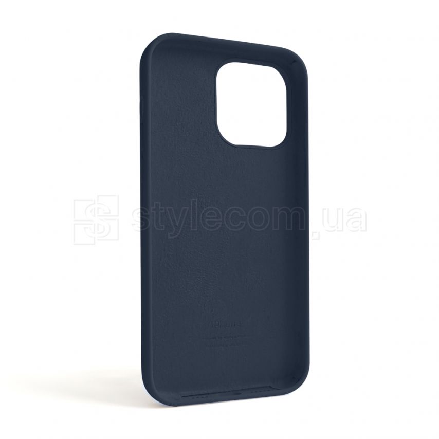 Чехол Full Silicone Case для Apple iPhone 14 Pro Max dark blue (08)