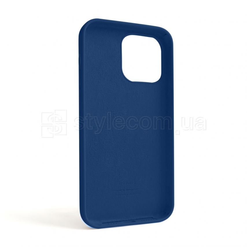 Чехол Full Silicone Case для Apple iPhone 14 Pro Max blue cobalt (36)