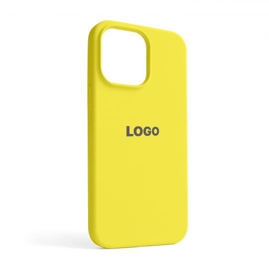 Чехол Full Silicone Case для Apple iPhone 14 Pro Max canary yellow (50)