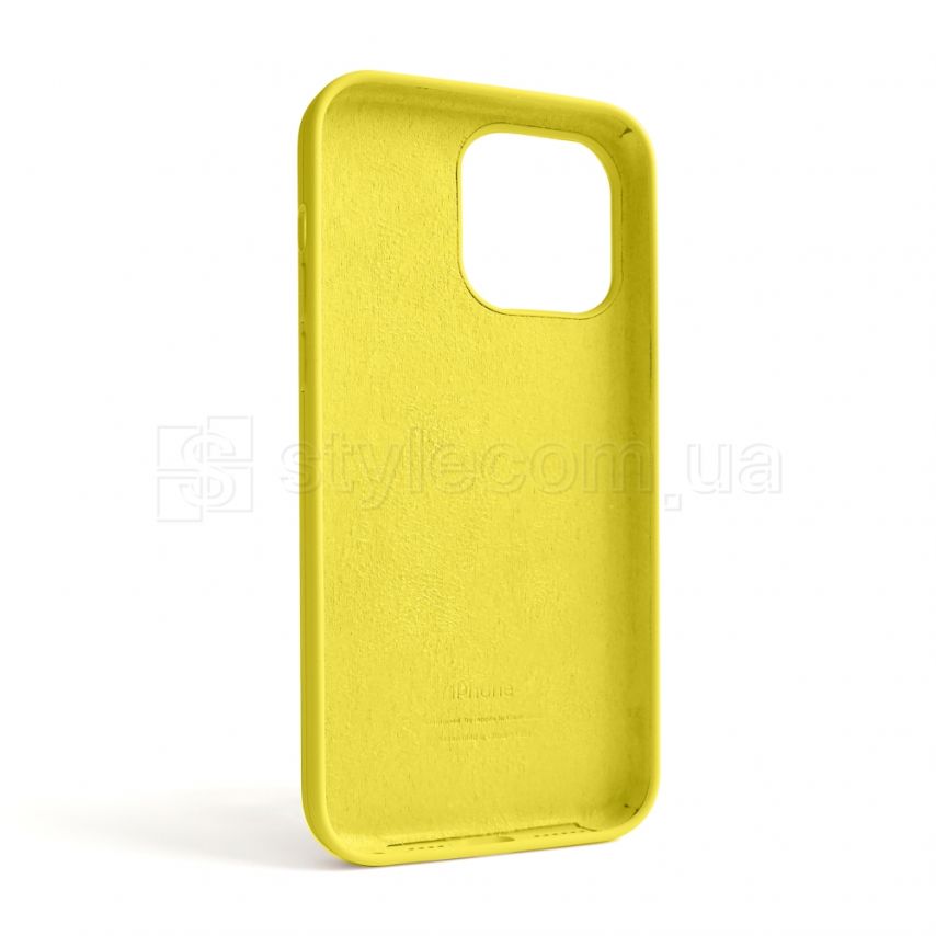 Чехол Full Silicone Case для Apple iPhone 14 Pro Max canary yellow (50)