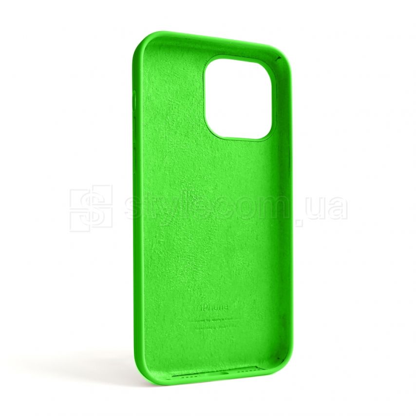 Чехол Full Silicone Case для Apple iPhone 14 Pro Max shiny green (40)