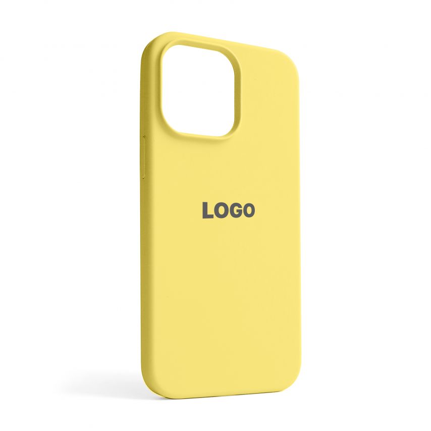 Чехол Full Silicone Case для Apple iPhone 14 Pro Max yellow (04)