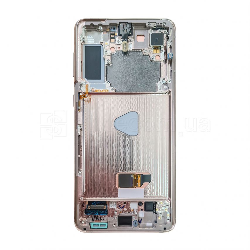 Дисплей (LCD) для Samsung Galaxy S21 Plus/G996 (2021) з тачскріном та рамкою violet Service Original (PN:GH82-24555C)
