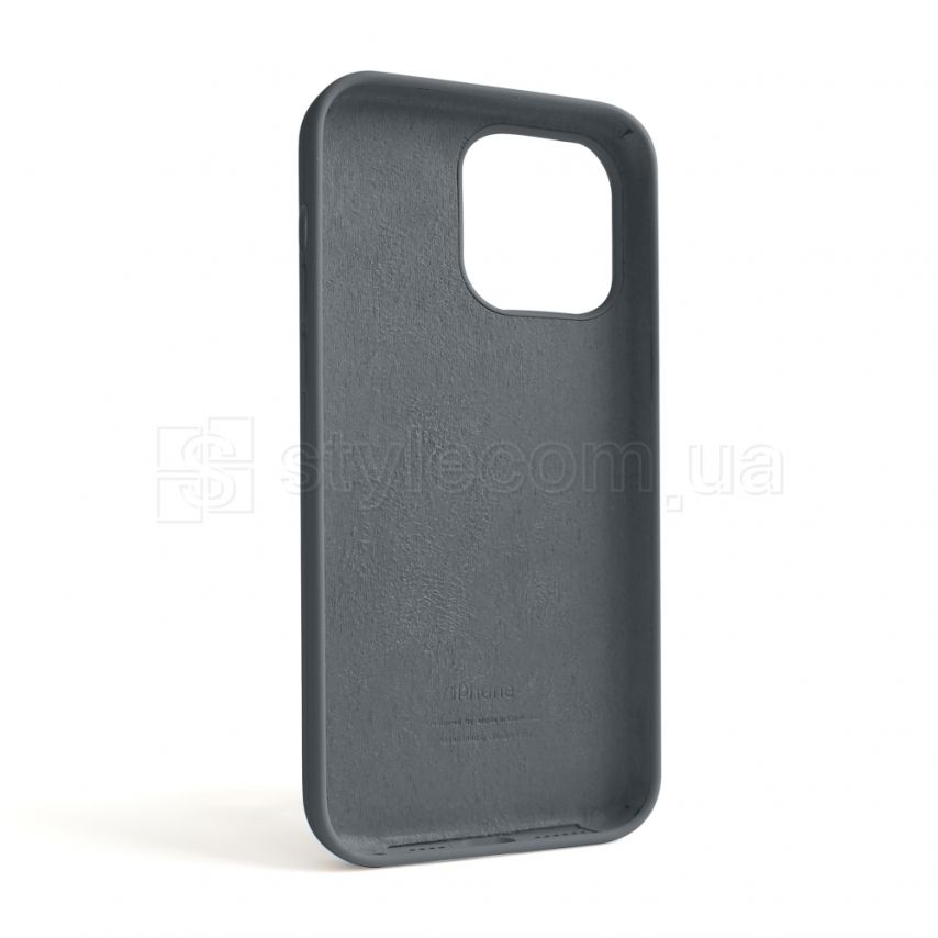 Чехол Full Silicone Case для Apple iPhone 14 Pro Max dark grey (15)