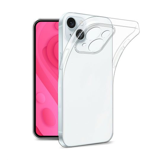 Чехол силиконовый KST для Apple iPhone 14 Plus прозрачный
