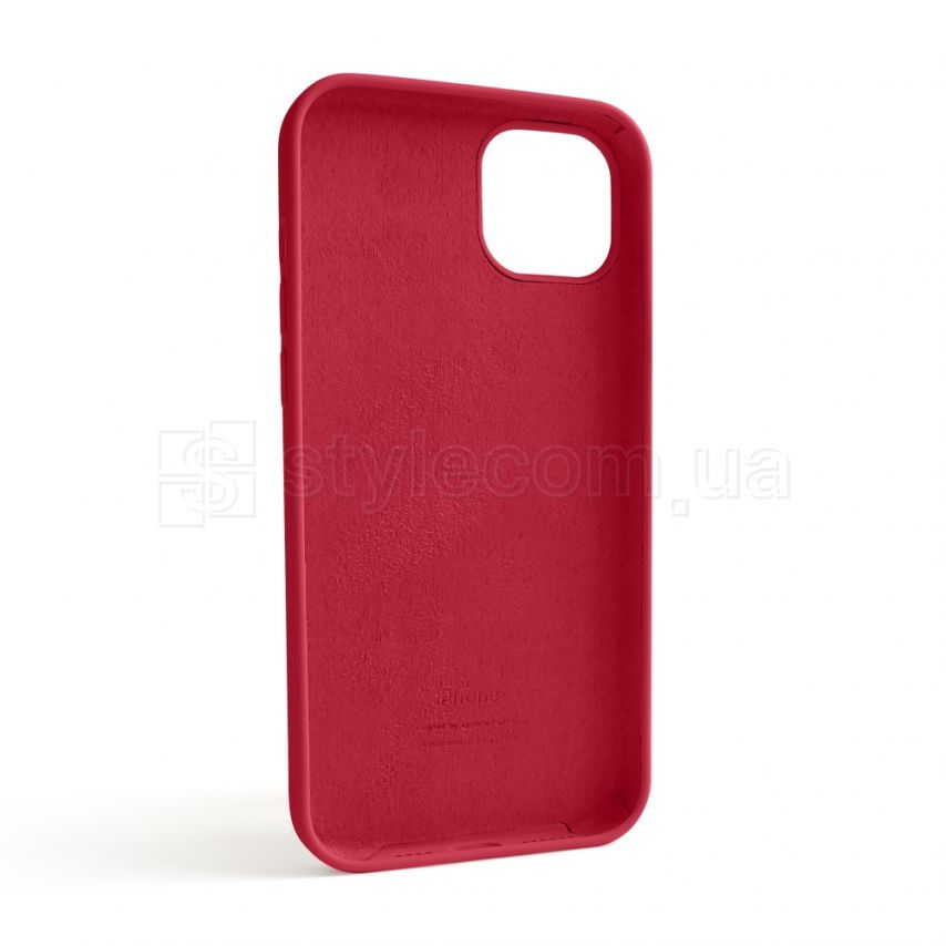 Чехол Full Silicone Case для Apple iPhone 14 Plus rose red (37)