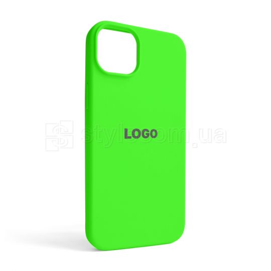 Чехол Full Silicone Case для Apple iPhone 14 Plus shiny green (40)
