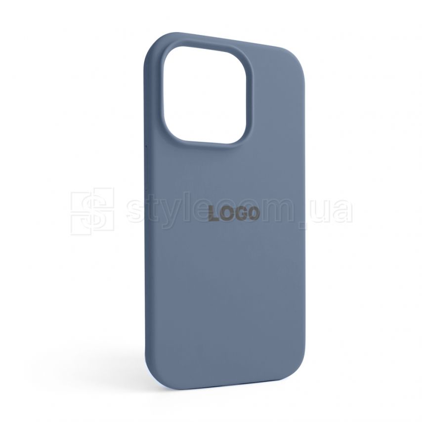 Чехол Full Silicone Case для Apple iPhone 14 Pro lavender grey (28)