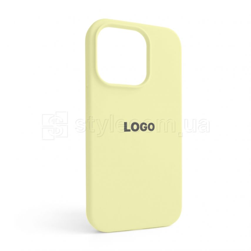 Чехол Full Silicone Case для Apple iPhone 14 Pro mellow yellow (51)
