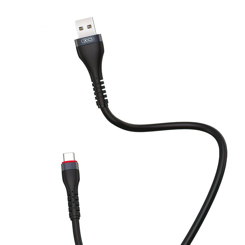 Кабель USB XO NB213 Type-C 2.4A black