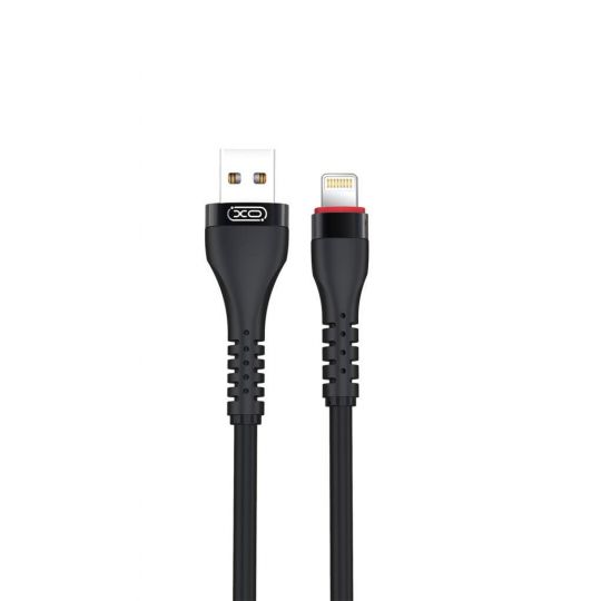 Кабель USB XO NB213 Lightning 2.4A black