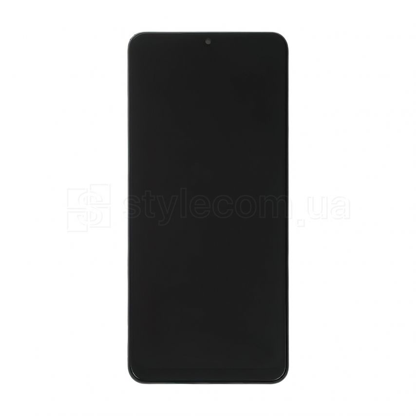 Дисплей (LCD) для Samsung Galaxy M12/M127 (2021) с тачскрином и рамкой black (IPS) Original Quality