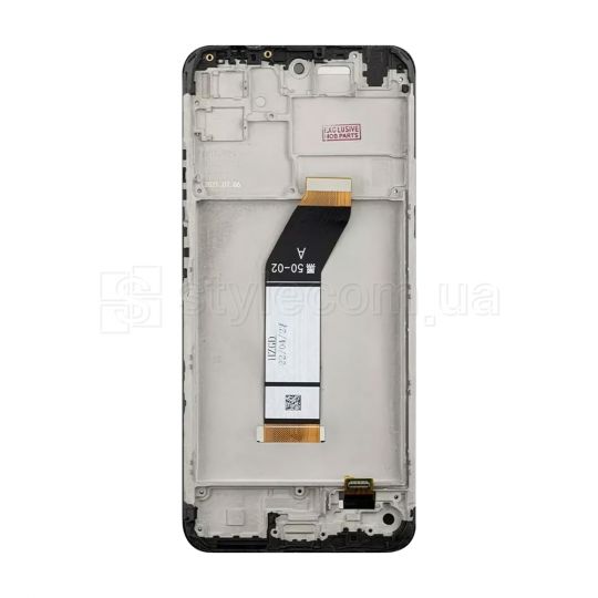 Дисплей (LCD) для Xiaomi Redmi 10 с тачскрином и рамкой black Original Quality