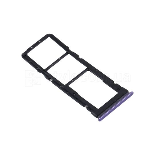 Держатель Sim-карты (лоток) для Xiaomi Redmi Note 9T violet Original Quality