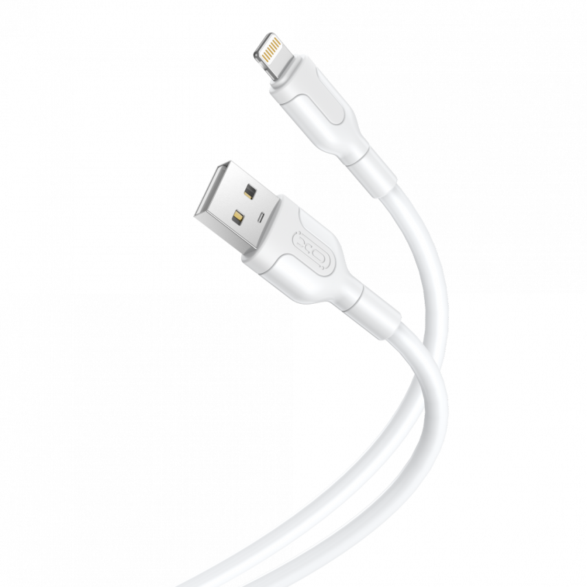 Кабель USB XO NB212 Lightning 2.1A white