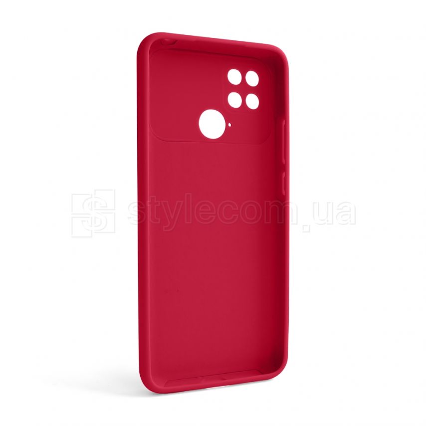 Чохол Full Silicone Case для Xiaomi Poco C40 rose red (42) (без логотипу)