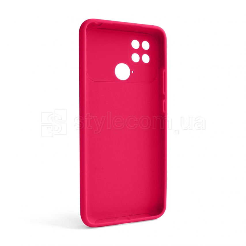 Чехол Full Silicone Case для Xiaomi Poco C40 fluorescent rose (37) (без логотипа)
