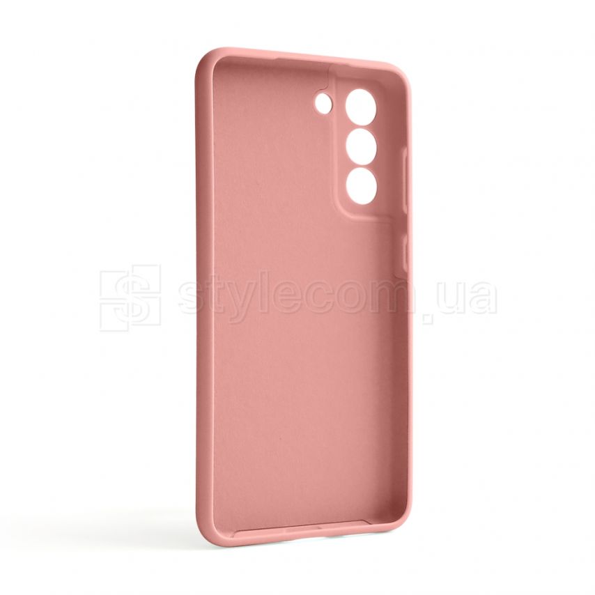 Чохол Full Silicone Case для Samsung Galaxy S21 FE/G990 (2022) light pink (12) (без логотипу)