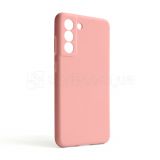 Чехол Full Silicone Case для Samsung Galaxy S21 FE/G990 (2022) light pink (12) (без логотипа)