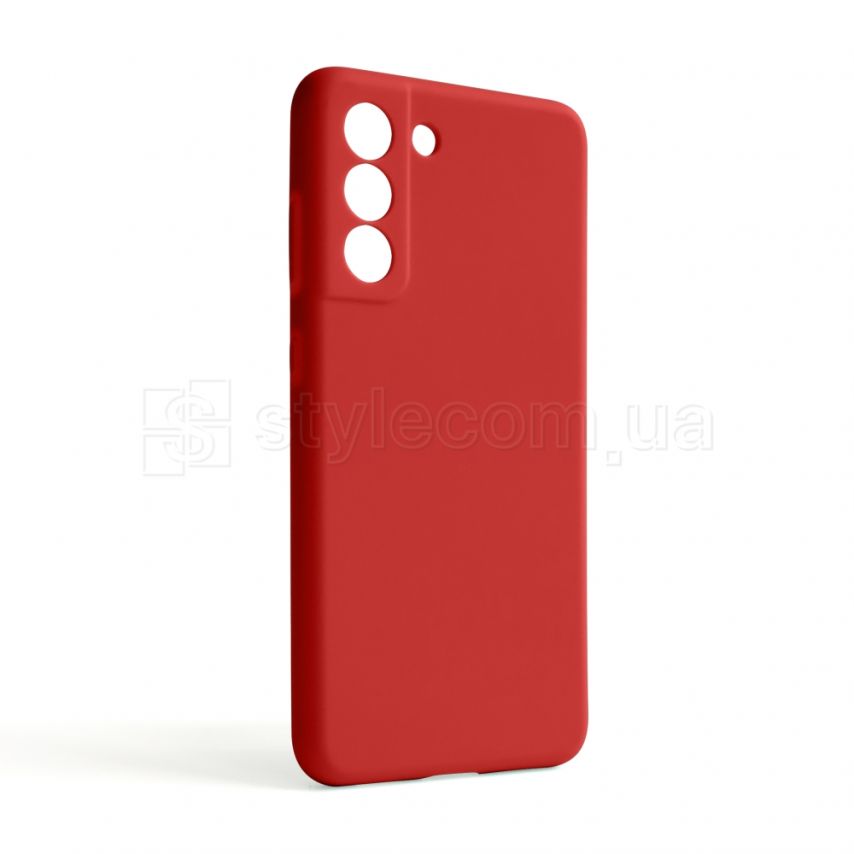 Чохол Full Silicone Case для Samsung Galaxy S21 FE/G990 (2022) red (14) (без логотипу)