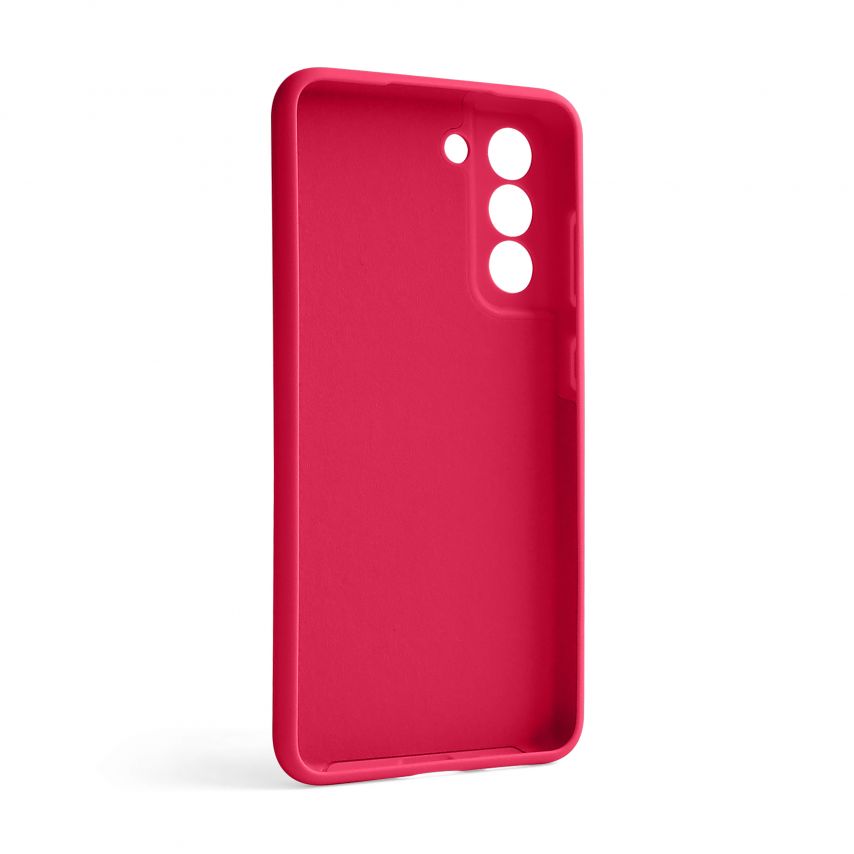 Чохол Full Silicone Case для Samsung Galaxy S21 FE/G990 (2022) rose red (42) (без логотипу)