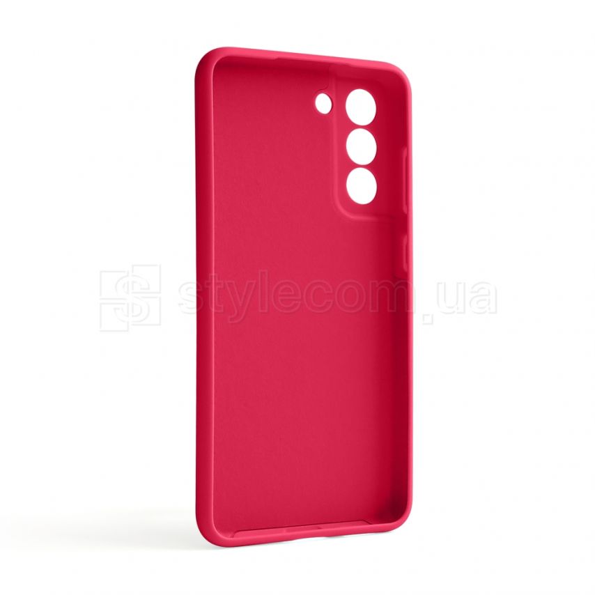 Чехол Full Silicone Case для Samsung Galaxy S21 FE/G990 (2022) rose red (42) (без логотипа)