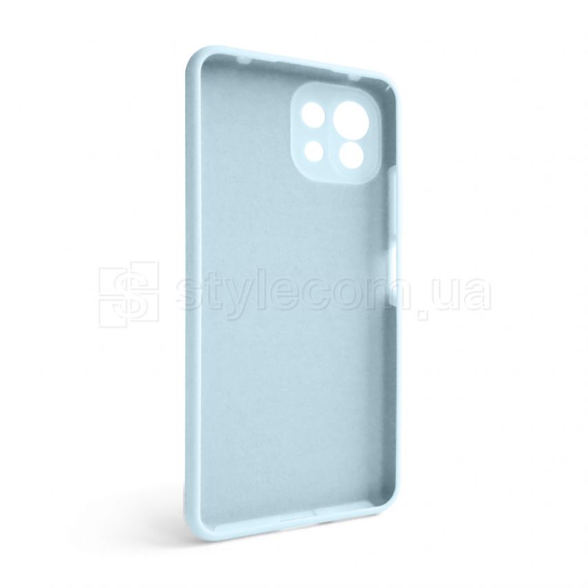 Чехол Full Silicone Case для Xiaomi Mi 11 Lite 4G light blue (05) (без логотипа)