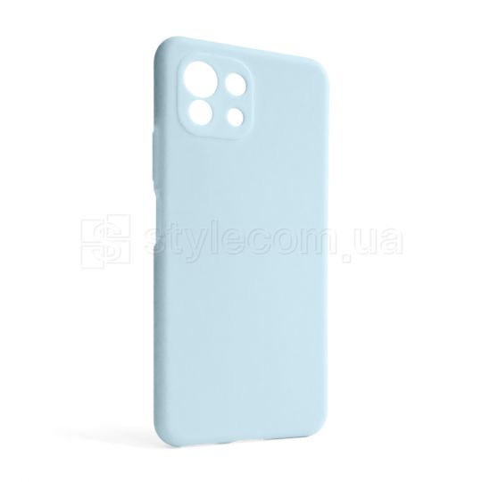 Чохол Full Silicone Case для Xiaomi Mi 11 Lite 4G light blue (05) (без логотипу)
