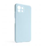 Чехол Full Silicone Case для Xiaomi Mi 11 Lite 4G light blue (05) (без логотипа)