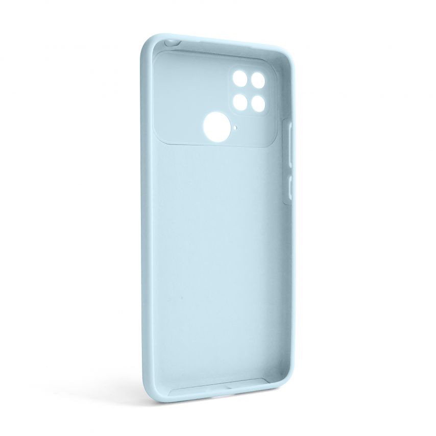 Чехол Full Silicone Case для Xiaomi Poco C40 light blue (05) (без логотипа)