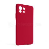 Чехол Full Silicone Case для Xiaomi Mi 11 Lite 4G rose red (42) (без логотипа) - купить за 262.50 грн в Киеве, Украине
