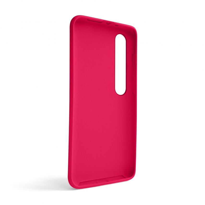 Чехол Full Silicone Case для Xiaomi Mi 10 fluorescent rose (37) (без логотипа)