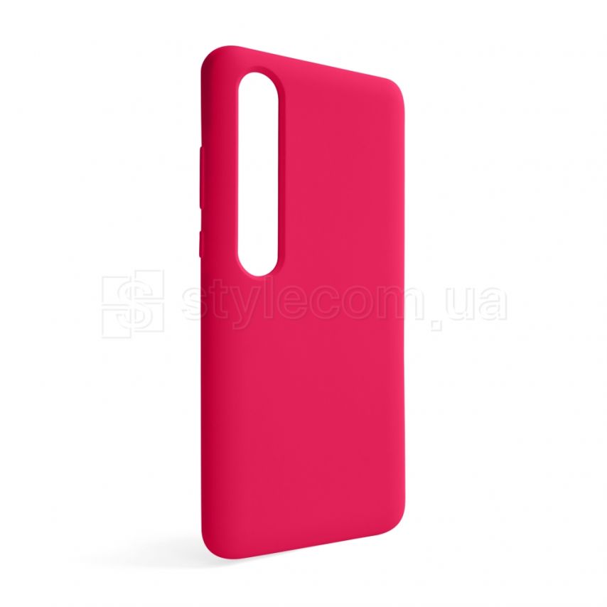 Чехол Full Silicone Case для Xiaomi Mi 10 fluorescent rose (37) (без логотипа)