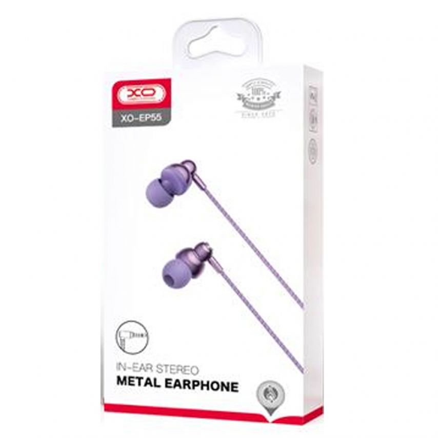 Навушники XO EP55 purple