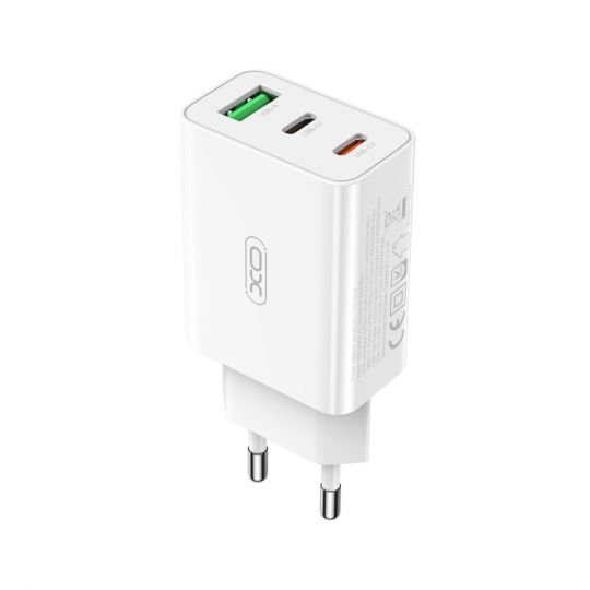 Сетевое зарядное устройство (адаптер) XO L101 PD_20W / PD_18W / QC_18W white
