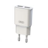 Сетевое зарядное устройство (адаптер) XO L92C 2USB / 2.4A white - купить за 162.60 грн в Киеве, Украине