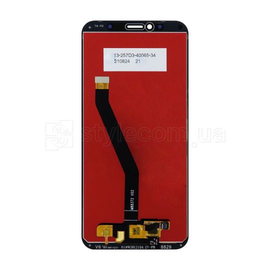 Дисплей (LCD) для Huawei Y6 (2018) ATU-L21, ATU-L22, ATU-L11, Y6 Prime ATU-L31, 7A Pro AUM-L29, AUM-L41, Honor 7C с тачскрином black Original (снятый)