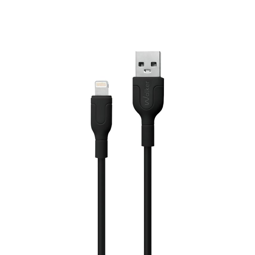 Кабель USB WALKER C350 Lightning black