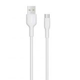 Кабель USB WALKER C350 Micro white