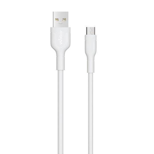 Кабель USB WALKER C350 Micro white - купити за 70.22 грн у Києві, Україні