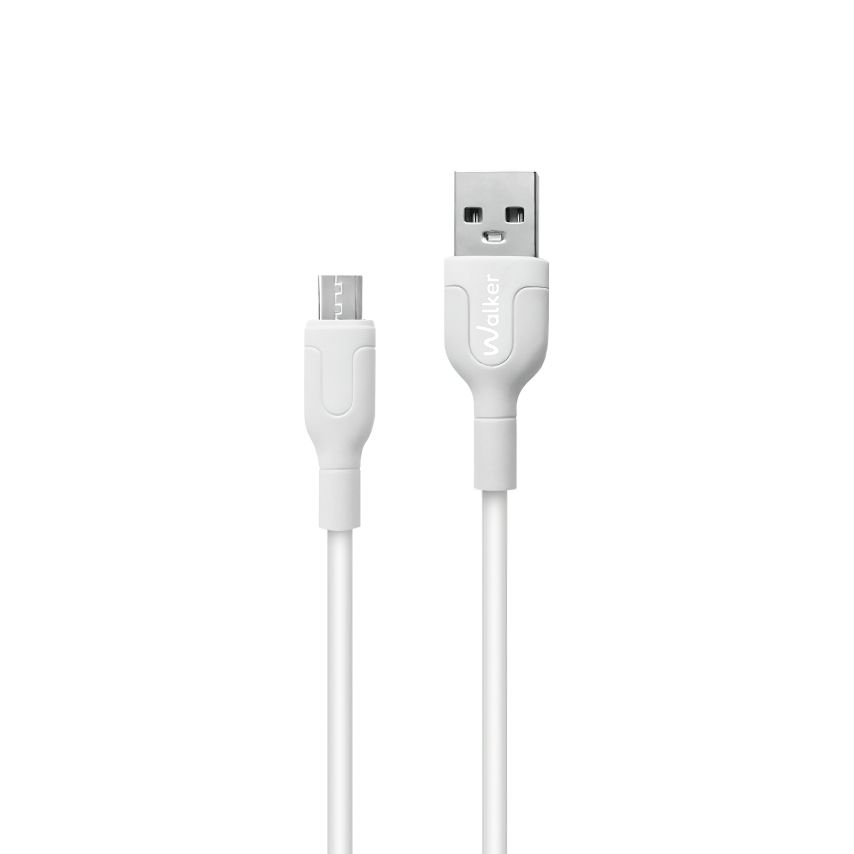 Кабель USB WALKER C350 Micro white