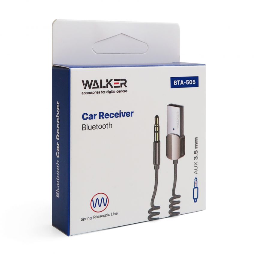Беспроводной аудио ресивер WALKER BTA-505 Car Receiver - AUX 3.5мм Bluetooth
