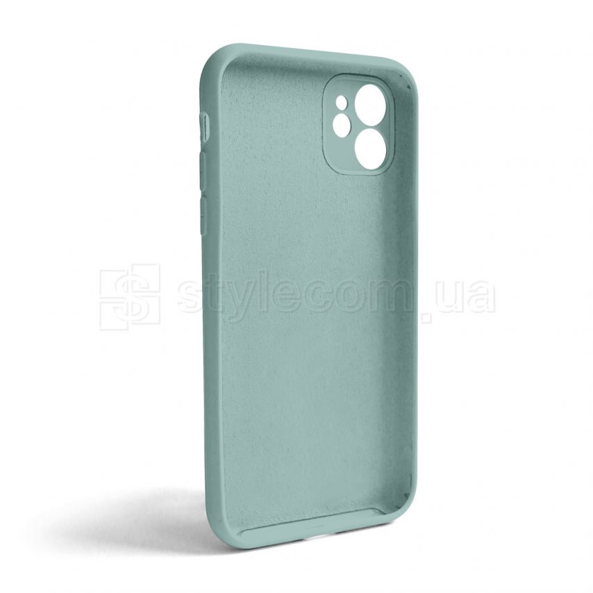 Чехол Full Silicone Case для Apple iPhone 11 turquoise (17) закрытая камера (без логотипа)