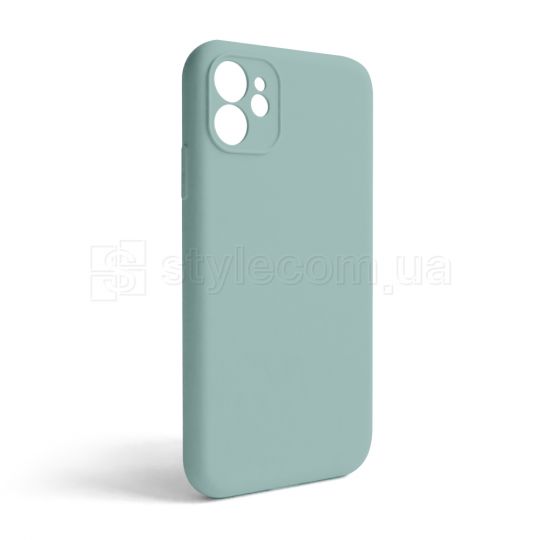 Чехол Full Silicone Case для Apple iPhone 11 turquoise (17) закрытая камера (без логотипа)