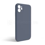 Чехол Full Silicone Case для Apple iPhone 11 lavender grey (28) закрытая камера (без логотипа) - купить за 135.66 грн в Киеве, Украине