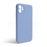 Чехол Full Silicone Case для Apple iPhone 11 light blue (05) закрытая камера (без логотипа)